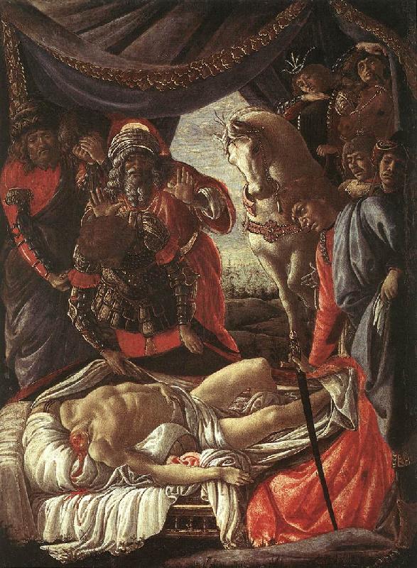 BOTTICELLI, Sandro The Discovery of the Murder of Holophernes bfg oil painting picture